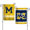 Michigan Wolverines Flag 12x18 Garden Style 2 Sided College Vault Design - Special Order - WinCraft