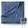Sunbeam  Queen Size Electric Fleece Heated Blanket in Blue with Dual Zone