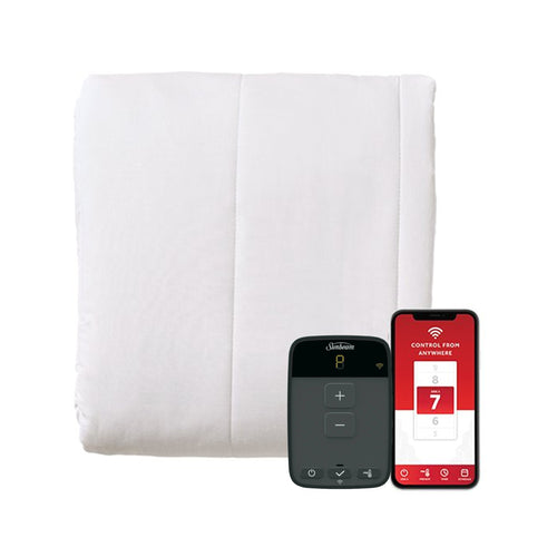 Sunbeam  Full Size Electric Mattress Pad with Digital Controller and Wi-Fi Connection