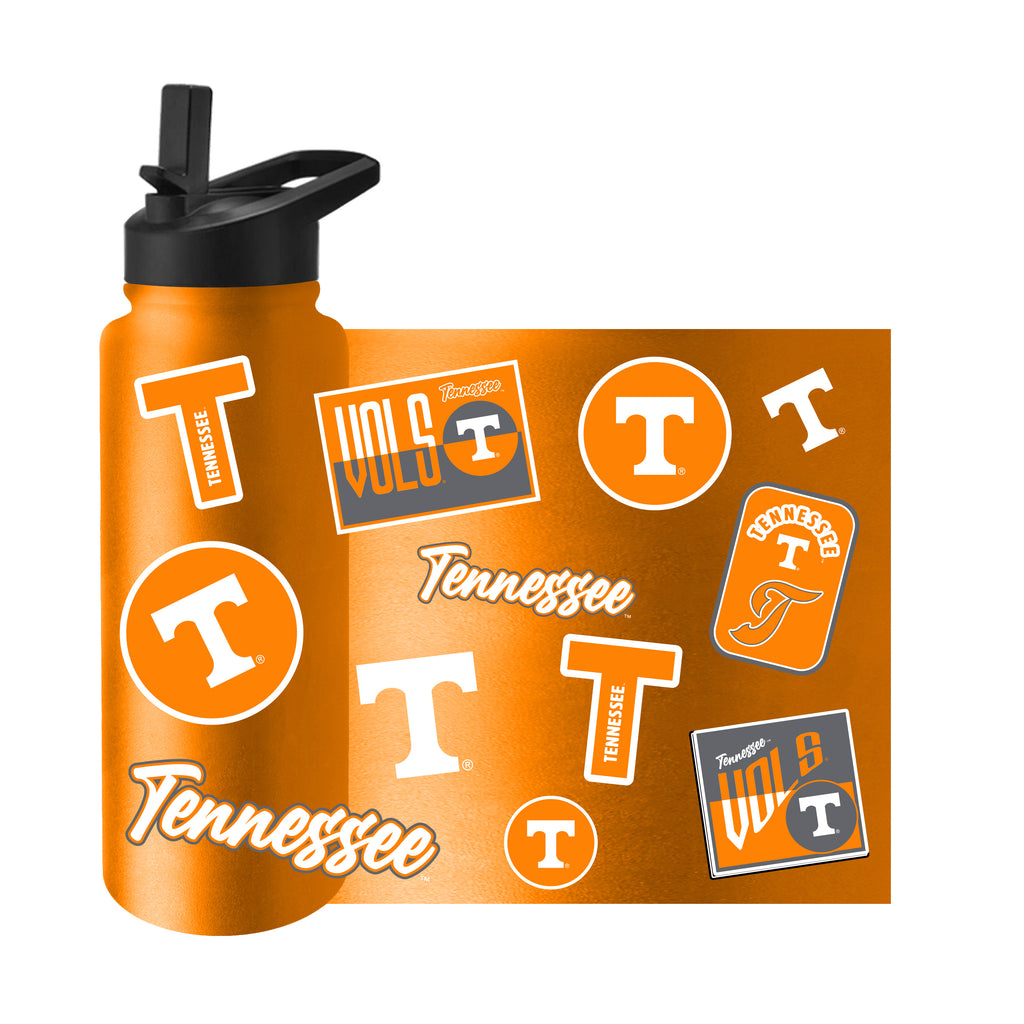 Tennessee Volunteers Quencher Bottle 34oz Stainless Steel Dreamweave - Logo Brands