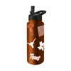 Texas Longhorns Quencher Bottle 34oz Stainless Steel Dreamweave - Logo Brands