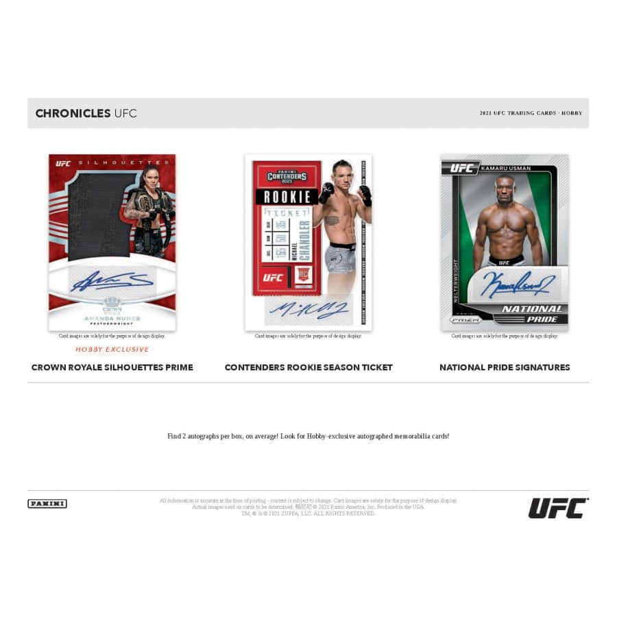 2021 Panini Chronicles UFC Hobby 98675