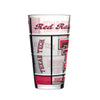 Texas Tech Red Raiders Pint Glass 16oz Quilted Stained Boxed - Logo Brands