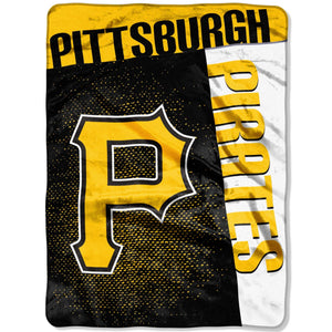 Pittsburgh Pirates Blanket 60x80 Raschel Strike Design -