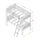 Youth Bunk Bed White, VEB-05-T - East West Furniture