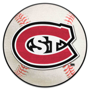 Fanmats - St. Cloud State University Baseball Mat 27'' diameter