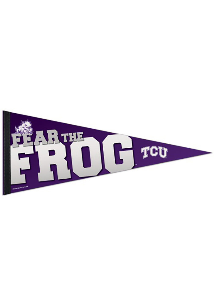 TCU Horned Frogs Pennant 12x30 Premium Style - WinCraft