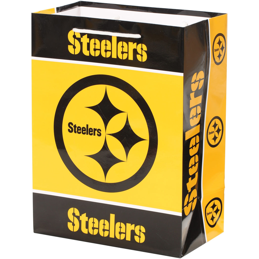 Pittsburgh Steelers Gift Bag Medium Holiday -