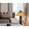 60W X 2 Metal/Resin Tiffany Table Lamp With Pull Chain Switches - Cal Lighting