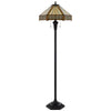 60W X 2 Metal/Resin Tiffany Table Lamp With Pull Chain Switches - Cal Lighting