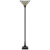 150W 3 Way Metal/Resin Tiffany Torchiere - Cal Lighting
