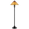 60W X 2 Metal/Resin Tiffany Table Lamp With Pull Chain Switches - Cal Lighting