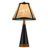 150W 3 Way Clemente Metal/Birch Wood Mica Table Lamp - Cal Lighting