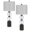 150W 3 Way Mystic Glass/Resin Table Lamp - Cal Lighting