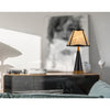 150W 3 Way Clemente Metal/Birch Wood Mica Table Lamp - Cal Lighting