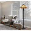 60W X 2 Metal/Resin Tiffany Table Lamp With Pull Chain Switches - Cal Lighting