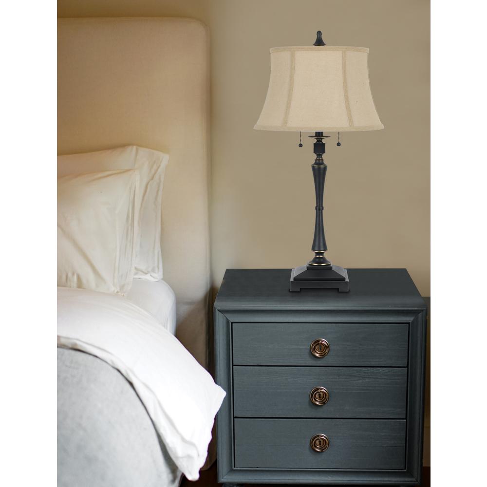 60W X 2 Madison Table Lamp - Cal Lighting