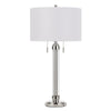 60W X 2 Montilla Metal/Acrylic Table Lamp With Fabric Shade - Cal Lighting