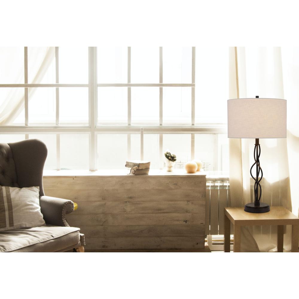 Antony 150W 3 Way Metal Table Lamp - Cal Lighting