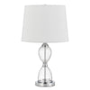 Eden Glass Table Lamp With Taper Drum Hardback Shade - Cal Lighting