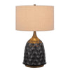 150W 3 Way Oskaloosa Metal Table Lamp With Drum Shade - Cal Lighting