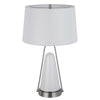 100W Birchmore Metal/Glass Table Lamp With Built In Led Night Light - Cal Lighting