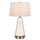 100W Birchmore Metal/Glass Table Lamp With Built In Led Night Light - Cal Lighting