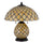 60W X 2 Valetta Tiffany Table Lamp With 2W Integrated Led Night Light - Cal Lighting