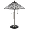 60W X 2 Muirfield Tiffany Table Lamp - Cal Lighting