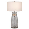 150W 3 Way Keswick Glass Table Lamp With Hardback Fabric Shade (Sold In Pairs) - Cal Lighting