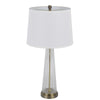 150W 3 Way Huxley Glass Table Lamp With Hardback Fabric Shade (Sold In Pairs) - Cal Lighting