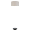 150W 3 Wayt Cromwell Metal Floor Lamp With Linen Shade - Cal Lighting