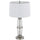 100W 3 way Macon glass table lamp with 2W led night light - Cal Lighting