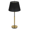 150W 3 way Ciudad metal two tone table lamp - Cal Lighting