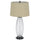 100W led Mansfield glass table lamp with 2W led night light and 2 USB Outlets - Cal Lighting