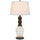 100W led Harlan metal/glass table Lamp - Cal Lighting