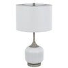150W 3 way Palmyra metal/glass table lamp. Sold in pairs - Cal Lighting
