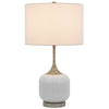 150W 3 way Palmyra metal/glass table lamp. Sold in pairs - Cal Lighting