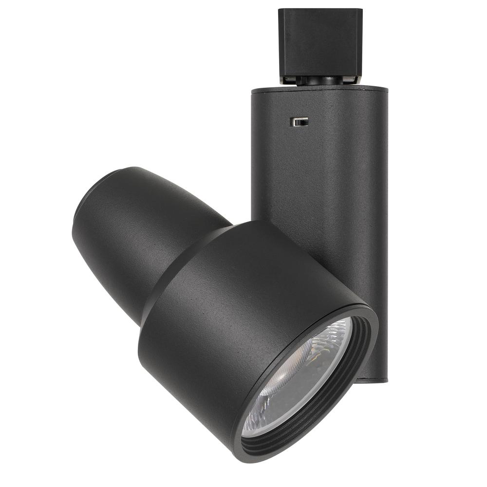Integrated dimmable 40W LED track fixture with 3 level temperature control. 2700K/3000K/4000K., Black - Cal Lighting