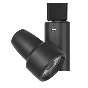 Integrated dimmable 20W LED track fixture with 3 level temperature control. 2700K/3000K/4000K., Black - Cal Lighting