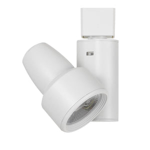 Integrated dimmable 20W LED track fixture with 3 level temperature control. 2700K/3000K/4000K., White - Cal Lighting