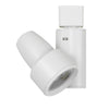 Integrated dimmable 20W LED track fixture with 3 level temperature control. 2700K/3000K/4000K., White - Cal Lighting