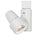 Integrated dimmable 20W LED track fixture with 3 level temperature control. 2700K/3000K/4000K., White - Cal Lighting