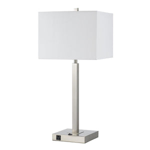 60W Metal N/S Lamp With Two Outlets - Cal Lighting