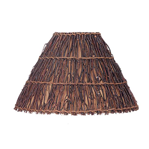 Round Hard Back Twig Shade - Cal Lighting