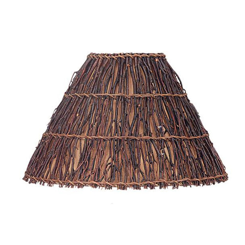 Round Hard Back Twig Shade - Cal Lighting