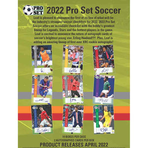 Leaf Trading Cards -  Pro Set - 2022 Leaf Pro Set Soccer Hobby