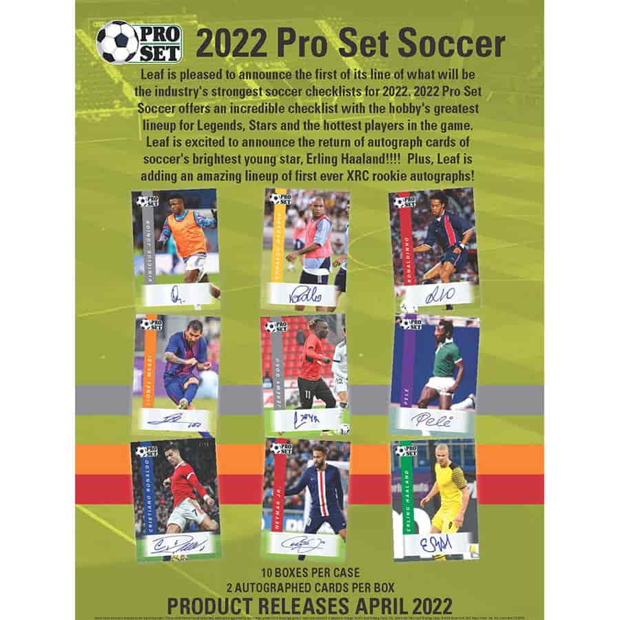 Leaf Trading Cards -  Pro Set - 2022 Leaf Pro Set Soccer Hobby