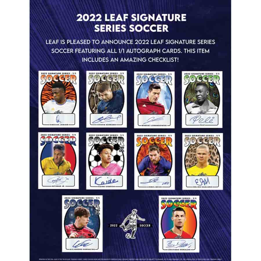 Leaf Trading Cards -  Signature Series - 2022 Leaf Signature Series Soccer Hobby