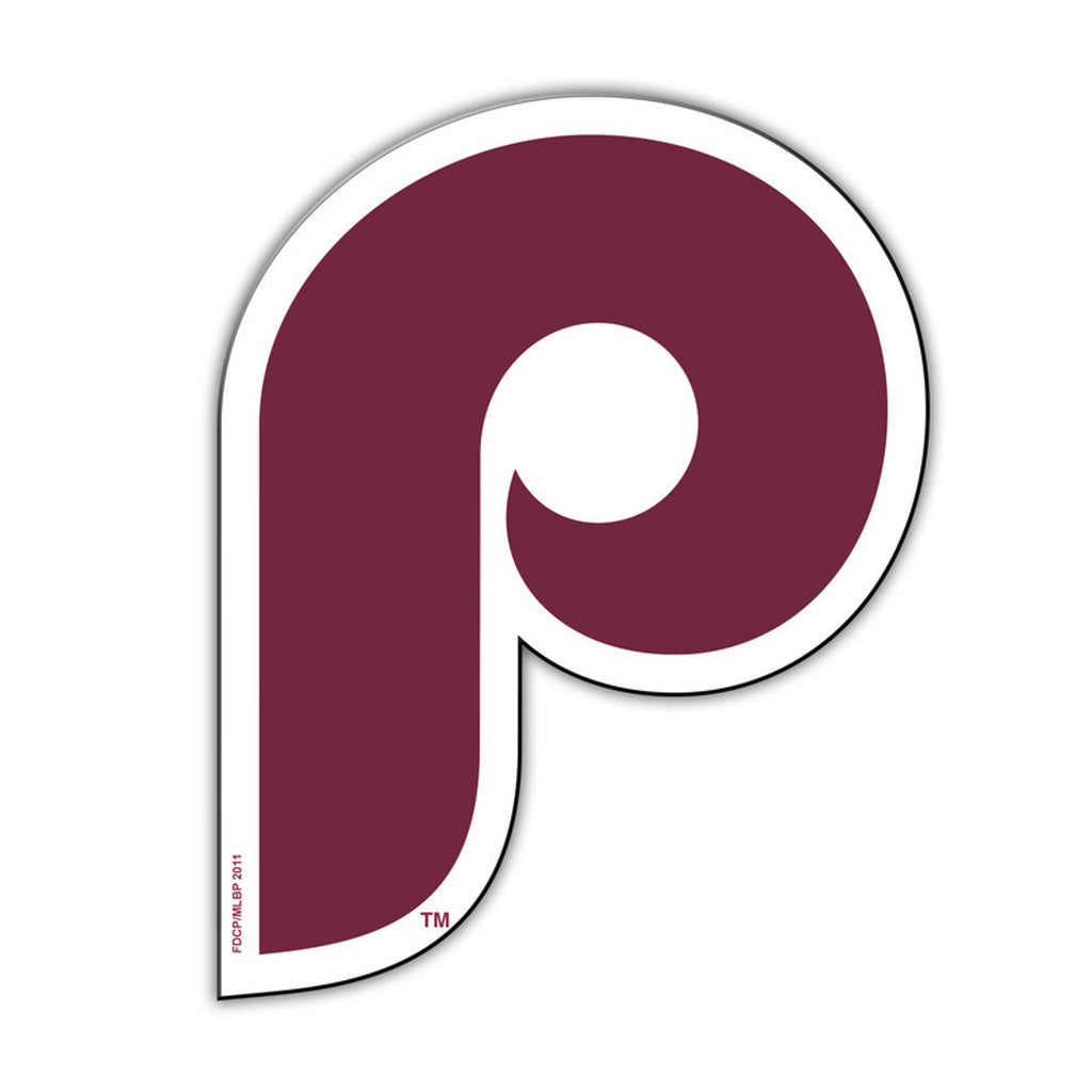 Philadelphia Phillies Magnet Car Style 12 Inch Retro P Logo CO - Fremont Die